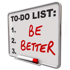 To-Do List Be Better Words Dry Erase Board